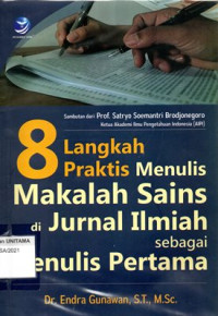 Image of 8 Langkah Praktis menulis Makalah Sains Di Jurnal Ilmiah Sebagai Penulis Pertama