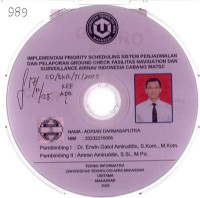 Image of Implementasi Priority Sheduling Sistem Penjadwalan Dan Pelaporan Ground Check Fasilitas Navigation Dan Surveillance Airnav Indonesia Cabang MATSC