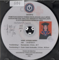 Image of Pemetaan Daerah Rawan Kecelakaan Lalu Lintas Dengan Metode Analytic Hierarchy Process (AHP) Di Kota Makassar Berbasis Web