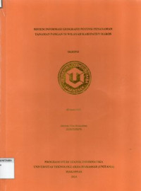 Image of Sistem Informasi Geografis Potensi Penanaman Tanaman Pangan Di Wilayah Kabupaten Maros