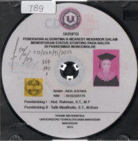 Image of Penerapan Algoritma K-Nearest Neighbor Dalam Menentukan Status Stunting Pada Balita Di Puskesmas Moncongloe