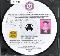 Image of Analisis Pola Transaksi Penjualan Pada Toko Sentral Bangunan Pangkep Menggunakan Metode Apriori Untuk Meningkatkan Efisiensi Bisnis