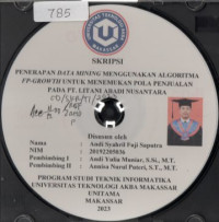 Image of Penerapan Data Mining Menggunakan Algoritma FP-Growth Untuk Menemukan Pola Penjualan Pada PT. Litani Abadi Nusantara