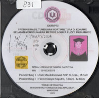 Image of Prediksi Hasil Tumbuhan Hortikultura Di Konawe Selatan Menggunakan Metode Logika Fuzzy Tzukamoto