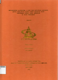 Image of Implementasi Algoritma A Star Dan Euclidean Distance Untuk Pencarian umah Sakit Bersalin Rute Terpendek Rumah Sakit Bersalin Di Kota Makassar