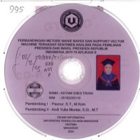 Image of Perbandingan Metode Naive Bayes Dan Support Vector Machine Terhadap Sentimen Analisis  Pada Pemilihan Presiden Dan Wakil Presiden Republik Indonesia 2024 Di Aplikasi X