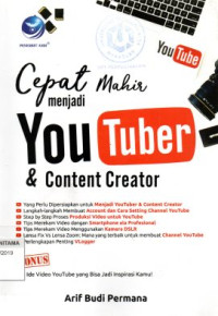 Image of Cepat Mahir Menjadi You Tuber Dan Content Creator