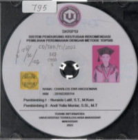 Image of Sistem Pendukung Keputusan Rekomendasi Pemilihan Perumahan Dengan Metode Topsis