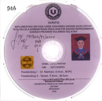 Image of Implementasi Metode User Centered Design (UCD) untuk Tata Kelola Administrasi Pada Kantor Badan Kepegawaian Daerah Provinsi Sulawesi Selatan