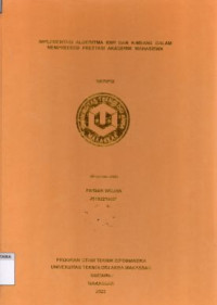 Image of Implementasi Algoritma KNN Dan K-Means Dalam Memprediksi Prestasi Akademik Mahasiswa