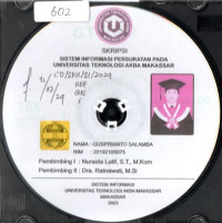 Image of Sistem Informasi Persuratan Pada Universitas Teknologi Akba Makassar