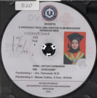Image of E-Presence Pada SMA Kristen Elim Makassar Berbasis Web