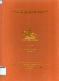 Image of Sistem Pendukung Keputusan Penerimaan Bantuan Langsung Tuani (BLT) Dengan Metode K-Means Dan F-AHP