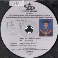 Image of Sistem Pendukung Keputusan Penerimaan Bantuan Langsung Tuani (BLT) Dengan Metode K-Means Dan F-AHP