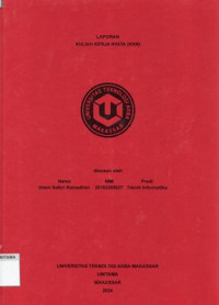 Image of Laporan Kuliah Kerja Nyata