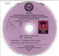 Image of Pengembangan Sistem Screening Penyakit Tidak Menular Pendekatan Extreme Programming Pada UPT Puskesmas Koppe