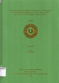Image of Sistem Informasi Manajemen Satuan Tugas Pencegahan Dan Penanganan Kekerasan Seksual (Satgas PPKS) Di Universitas Teknologi Akba Makassar
