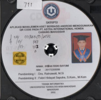 Image of Aplikasi Manajemen Aset Berbasis Android Menggunakan QR Code Pada PT. Astra International - Honda Cabang Makassar