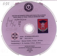 Image of Sistem Informasi Penilaian Mata Pelajaran Pada SMAN 10 Tana Toraja Berbasis Web