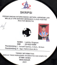 Image of Perancangan Interkoneksi Antara Jaringan LAN Melalui VPN Server Berbasis Cloud Hosted Router Mikrotik