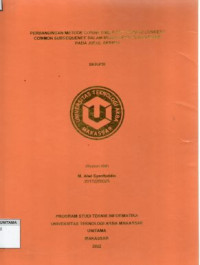 Image of Perbandingan Metode Similarity Dengan Longest Common Subsequence Dalam Mendeteksi Plagiarisme Pada Judul Skripsi