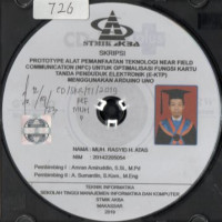 Image of Prototype Alat Pemanfaatan Teknologi Near Field Communication (NFC) Untuk Optimalisasi Fungsi Kartu Tanda penduduk Elektronik (E-KTP) Menggunakan Arduino Uno