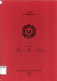 Image of Laporan Kuliah Kerja Nyata