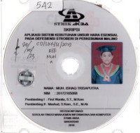 Image of Aplikasi Sistem Kebutuhan Unsur Hara Esensial Pada Defesiensi Stroberi Di Perkebunan Malino