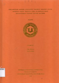 Image of Implementasi Metode Stochastic Gradient Descent Untuk Optimasi Waktu Training Pada Klasifikasi Berita Hoax Menggunakan Support Vector Machine