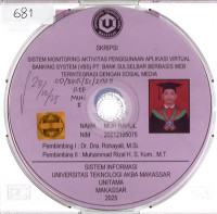 Image of Sistem Monitoring Aktivitas Penggunaan Aplikasi Virtual Banking Sistem (VBS) PT. Bank Sulselbar Berbasis Web Terintegrasi Dengan Sosial Media