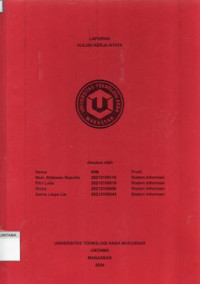 Image of Laporan Kuliah Kerja Nyata