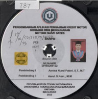 Image of Pengembangan Aplikasi Pengajuan Kredit Motor Berbasis Web Menggunakan Metode Naive Bayes