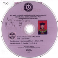 Image of Aplikasi Pembelajaran Pengenalan Perangkat Informatika Berbasis Mobile Pada Siswa SMP Negeri 2 Tommo