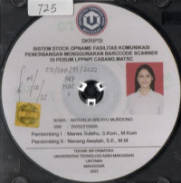Image of Sistem Stock Opname Fasilitas Penerbangan Menggunakan Barcode Scanner Di Perum LPPNPI Cabang MATSC