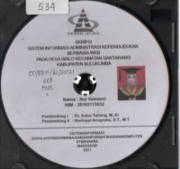 Image of Sistem Informasi Administrasi Kependudukan Berbasis Web Pada Desa Biola Kecamatan Gantarang Kabupaten Bulukumba