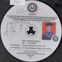 Image of Sistem Pertanggungjawaban Penggunaan Dana Bantuan Operasional Sekolah (BOS) Dengan Metode Extreme Programming Di UPT SPF SD Inpres Sudiang