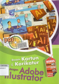 Image of Panduan Aplikatif & Solusi  (PAS) Desain Kartun & Karikatur Dengan Adobe Illustrator