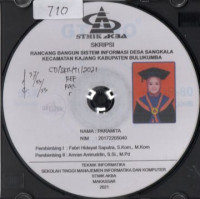 Image of Rancang Bangun Sistem Informasi Desa Sangkala Kecamatan Kajang Kabupaten Bulukumba
