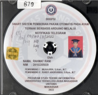 Image of Smart Sistem Pemberian Pakan Otomatis Pada Ayam Ternak Berbasis Arduino Melalui Notifikasi Telegram