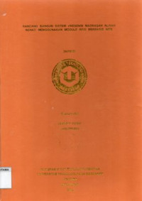 Image of Rancang Bangun Sistem Presensi Madrasah Aliyah Sehati Menggunakan Module RFID Berbasis Web