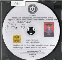 Image of Penerapan Metode Single Moving Average Untuk Prediksi Jumlah Siswa SMAS Katolik Messawa Berbasis Web
