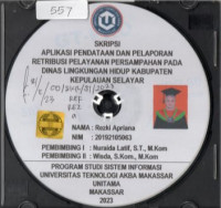 Image of Aplikasi Pendataan Dan Pelaporan Retribusi Pelayanan Persampahan Pada Dinas Lingkungan Hidup Kabupaten Kepulauan Selayar