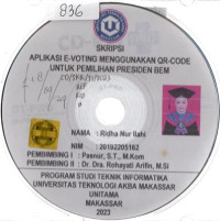 Image of Aplikasi E-voting Menggunakan QR-code Untuk Pemilihan Presiden BEM