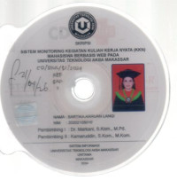 Image of Sistem Monitoring Kegiatan Kuliah Kerja Nyata (KKN) Mahasiswa Berbasis Web Pada Universitas Teknologi Akba Makassar