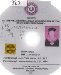 Image of Sistem Prediksi Harga Emas Menggunakan Metode Regresi Linear Berganda
