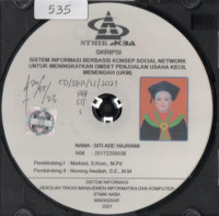 Image of Sistem Informasi Berbasis Konsep Social Network Untuk Meningkatkan Omset Penjualan Usaha Kecil Dan Menengah (UMKM)