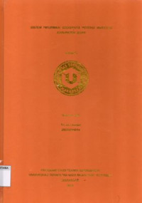 Image of Sistem Informasi Geografis Potensi Investasi Kabupaten Bone