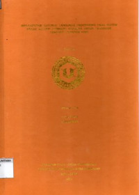 Image of Implementasi Natural Language Processing Pada Sistem Pakar Metode Forward Chaining Untuk Diagnosis Penyakit Tanaman Kopi