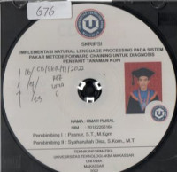 Image of Implementasi Natural Language Processing Pada Sistem Pakar Metode Forward Chaining Untuk Diagnosis Penyakit Tanaman Kopi