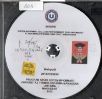 Image of Sistem Informasi Evaluasi Performance Toko Indomaret PT. Indomarco Prismatama Di Toko Makassar
